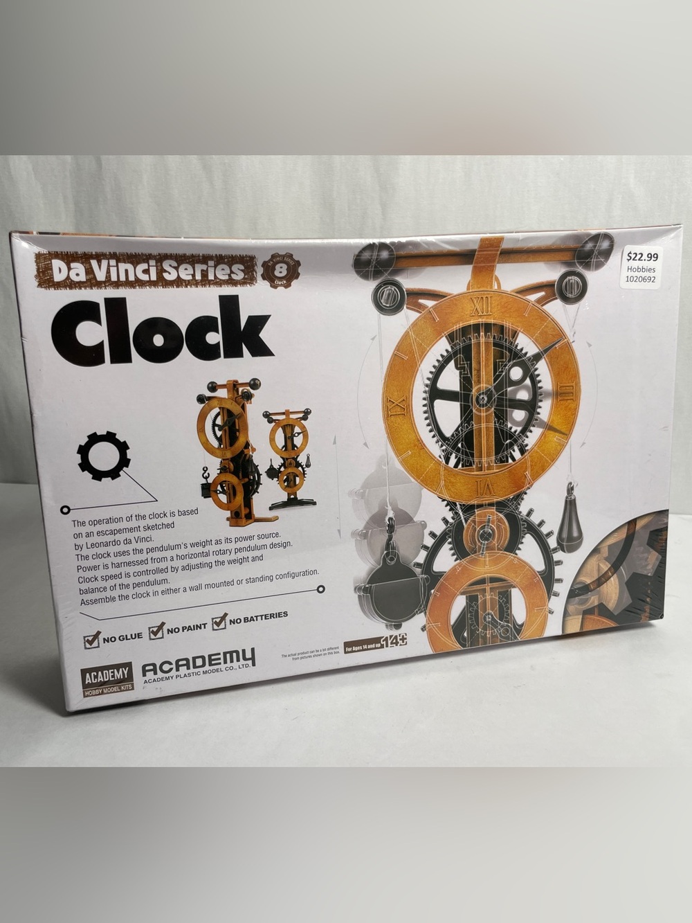 DaVinci series Clock model kit